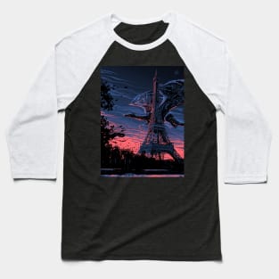 Eiffel Baseball T-Shirt